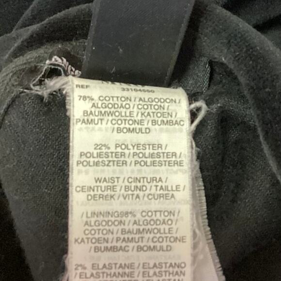 Mango Black Embroidered Velvet Velour Track Suit Sweatshirt Sweater Hoodie Top S - Picture 6 of 6